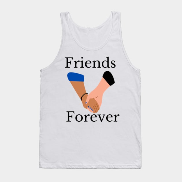 friends forever joining hands illustration Tank Top by Artistic_st